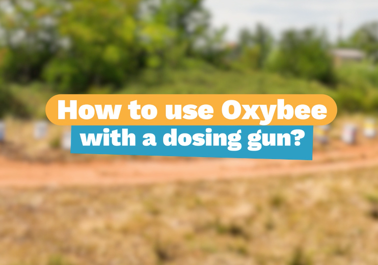 How to use Oxybee with a dosing gun?