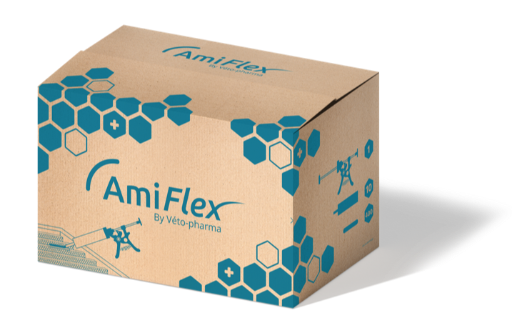 Amiflex flash treatment packaging for Varroa mite control in honey bees